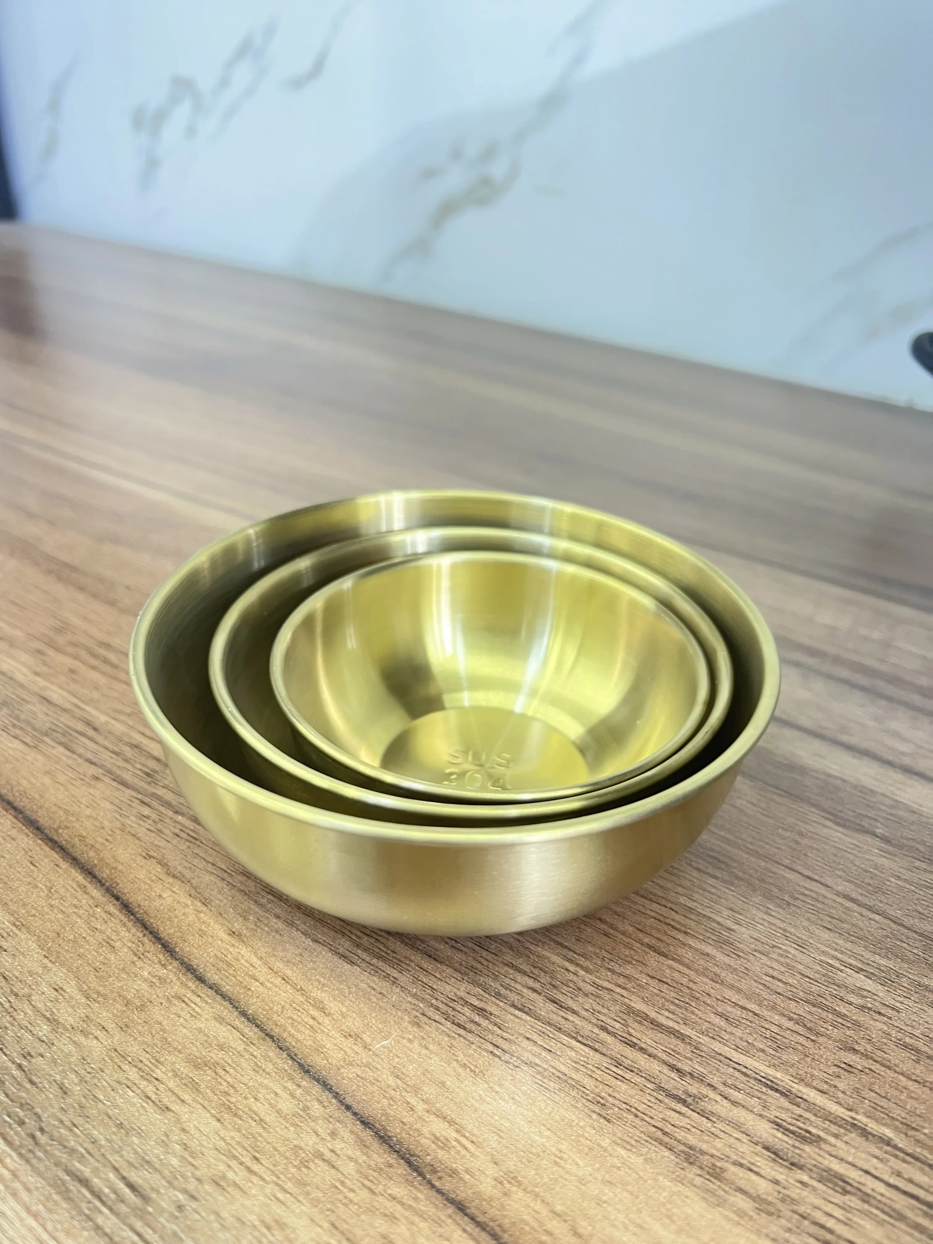 کاسه استیل طلایی 81-0611 وارداتی (x) — تصویر ۴