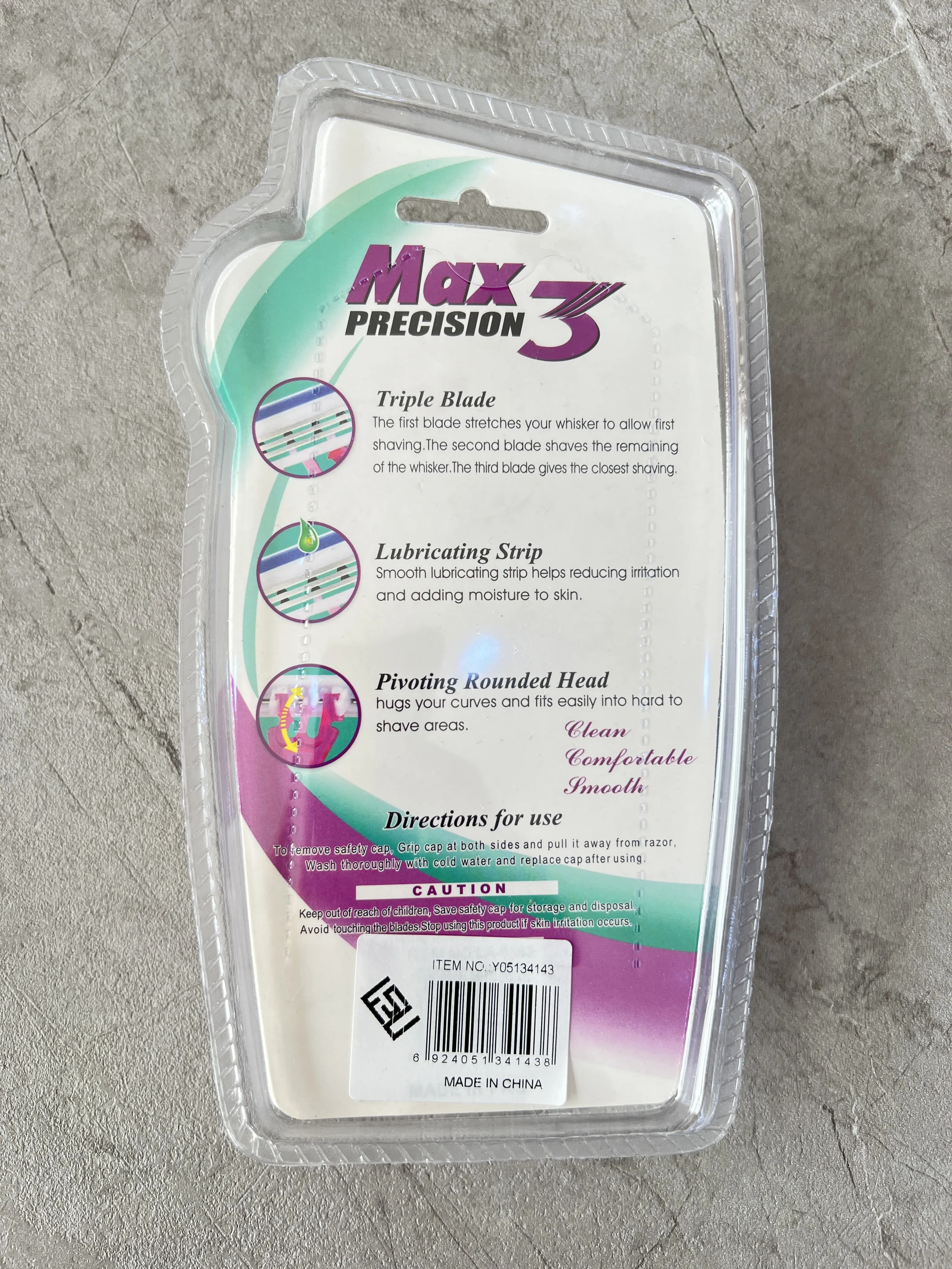 پک ژیلت 3 تیغ کد 7-0978 وارداتی (x) — تصویر ۴