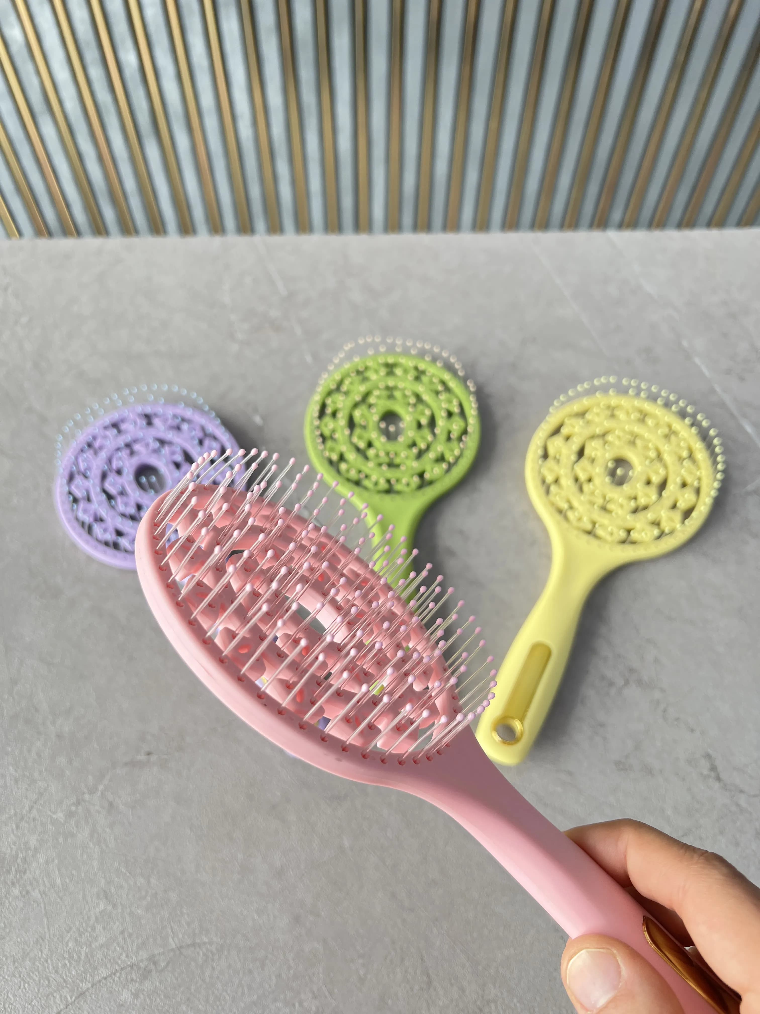 برس مو دالبری گرد 16-7073 وارداتی (x) — تصویر ۳