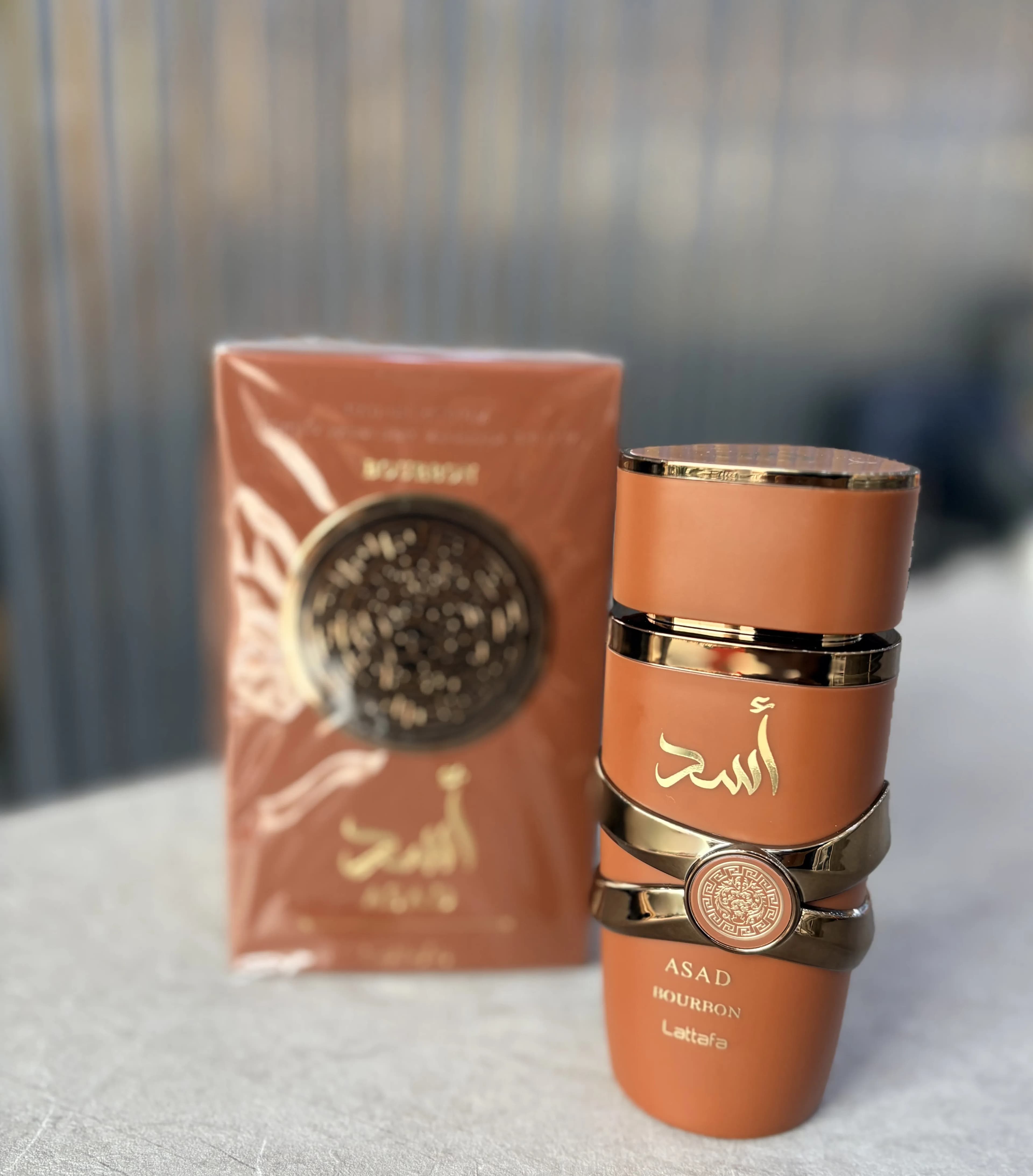 ادکلن اسد قهوه ای Lattafa Asad Bourbon وارداتی (x)