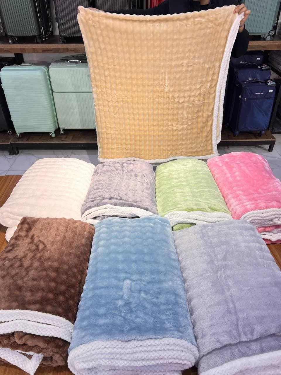 پتو حوله ای دور نوار 1521-4 وارداتی (x)