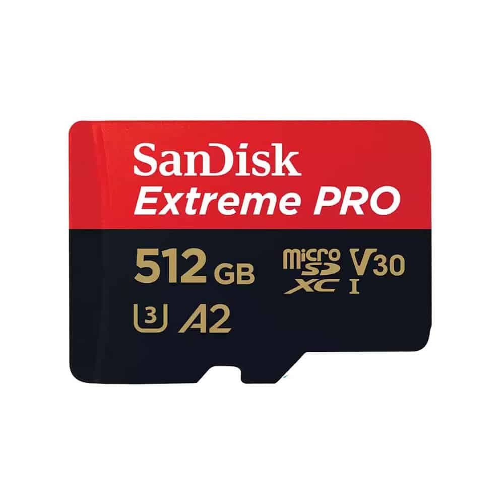 کارت حافظه سن دیسک ۵۱۲ گیگابایت سرعت 200Mb/s مدل SanDisk microSD Extreme pro
