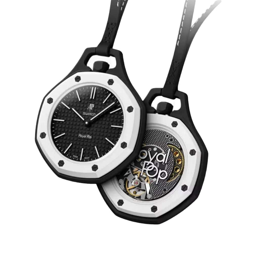 ساعت سواچ x آدومارس پیگه مدل Swatch x Audemars Piguet Royal Pop – OCHO NEGRO