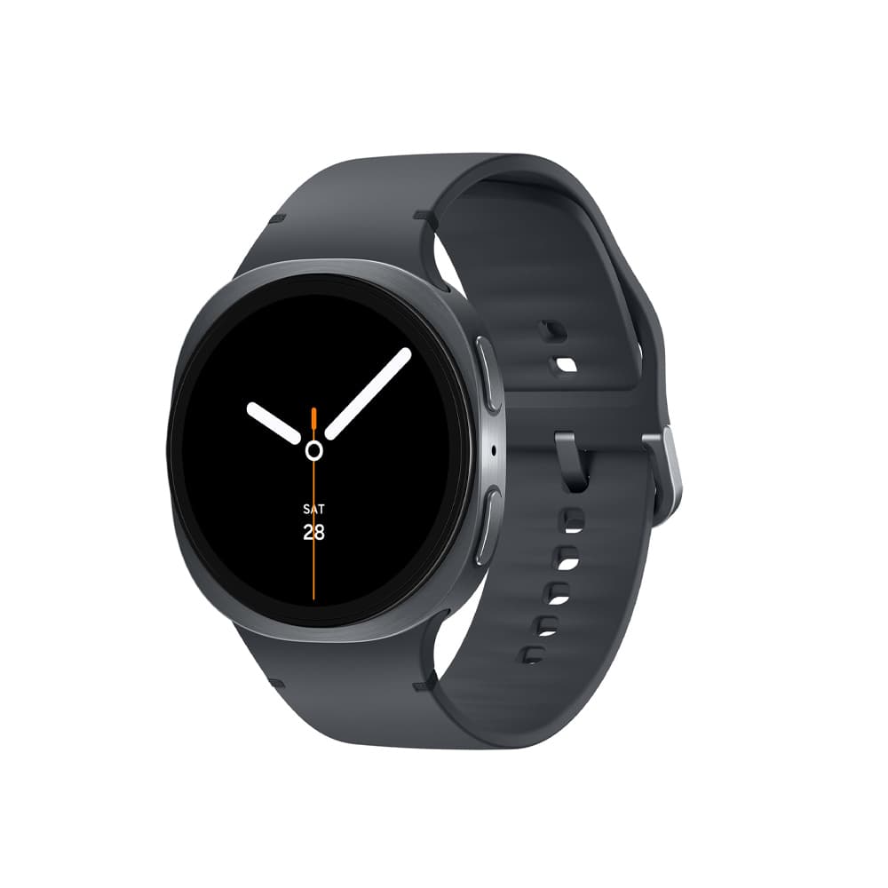 ساعت هوشمند سامسونگ مدل Galaxy Watch 8 ۴۴mm بند سیلیکونی رنگ مشکی