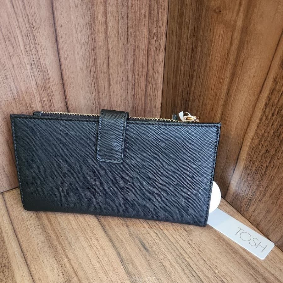 کیف پول شیک مشکی برند تاش تحت لیسانس آلمان TOSH 919227 — تصویر ۳