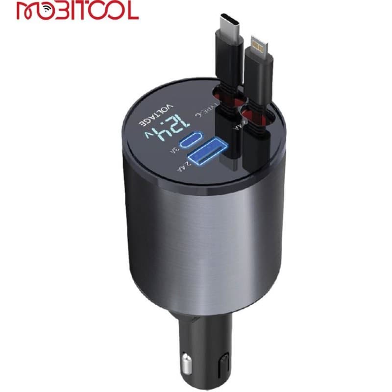 شارژر فندکی ۴ کاره گرین لاین مدل ۴in1 ظرفیت ۵۰ وات کد B466 — تصویر ۲