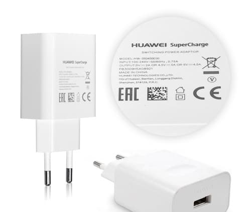 شارژر سوپر فست شارژ هواوی دیواری اورجینال سریع اصلی هواوی مدل Original Huawei Super Charge HW-050450E00 5A Super Charging Home Charger adapter P30 — تصویر ۳