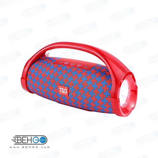بلندگو یا اسپیکر اصلی بلوتوثی، فلش و مموری خور قابل حمل با کیفیت TG 136 Bluetooth Speaker — تصویر ۳
