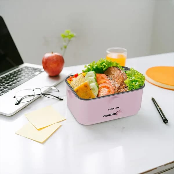 ظرف نگهدارنده و گرم کننده غذا گرین لاین مدل Lunch Mate Electric Lunch Box کد B463 — تصویر ۲