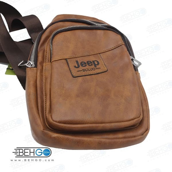 کیف مدارک، لوازم و کیف پاور بانک مدل جیپ 7209 کیف گردنی و دوشی JEEP 7209 Mobile Accessories Bag