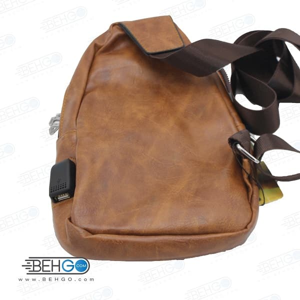 کیف مدارک، لوازم و کیف پاور بانک مدل جیپ 7209 کیف گردنی و دوشی JEEP 7209 Mobile Accessories Bag — تصویر ۲