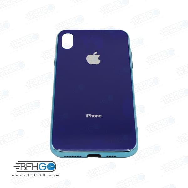 قاب آیفون کیس پشت شیشه ای iphone xs max — تصویر ۳