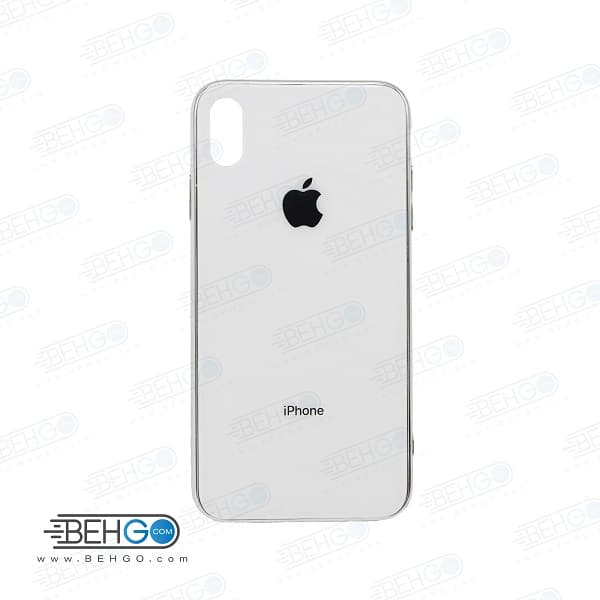 قاب آیفون کیس پشت شیشه ای iphone xs max — تصویر ۲