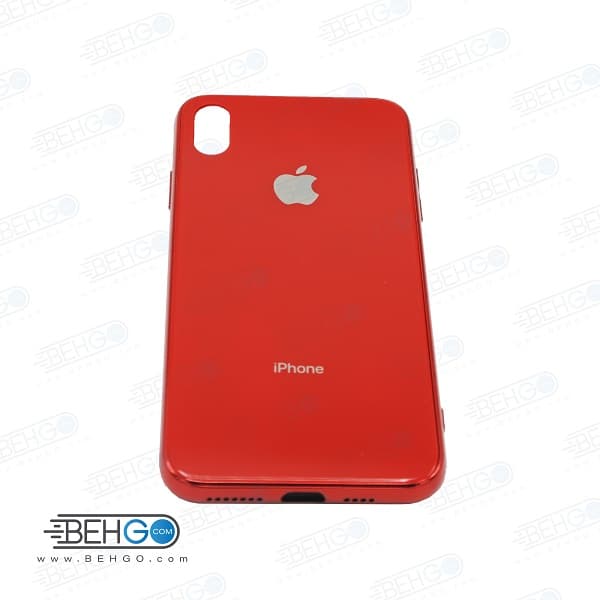 قاب آیفون کیس پشت شیشه ای iphone xs max — تصویر ۴