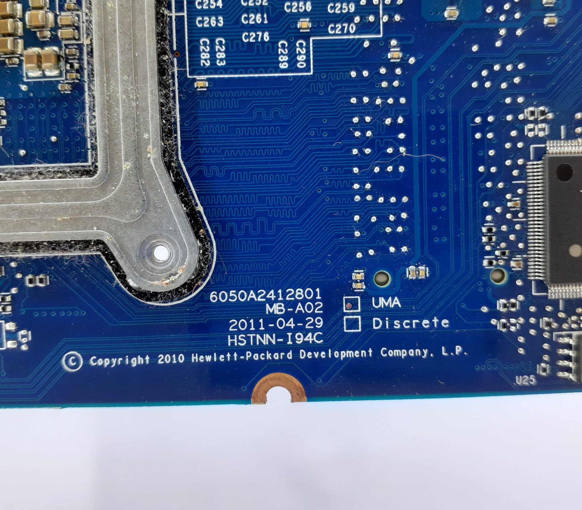 مادربرد لپ تاپ اچ پی Pavilion G6-1000 (6050) Amd Support بدون گرافیک — تصویر ۳