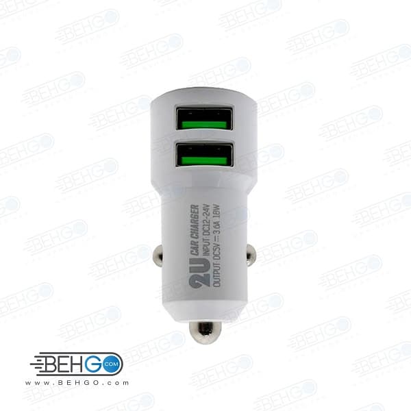 شارژر فندکی الدینیو با کابل میکرو یو اس بی LDNIO Best car micro usb charger model C309