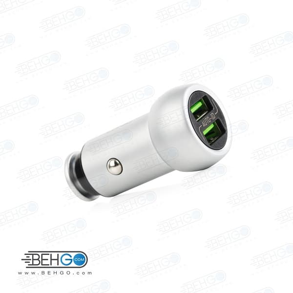 شارژر فندکی اورجینال الدینیو برای با کابل آیفون Original LDNIO Best car lightening charger model C401 — تصویر ۲