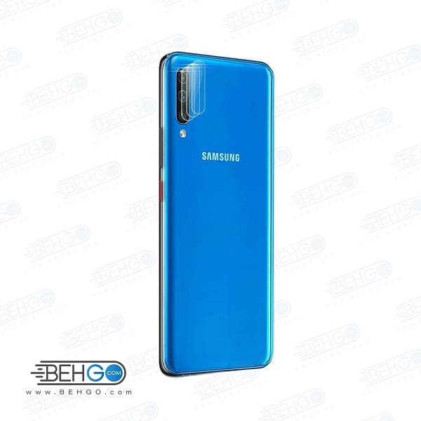 گلس لنز دوربین A30s و A50 بی رنگ و شفاف یا محافظ لنز دوربین شیشه ای Camera lens Glass Protector for Samsung A30s/A50