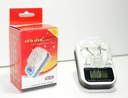 شارژر همه کاره باتری مدل السیدی دار مناسب شارژ باطری بدون نیاز به کابل شارژر lcd universal battery charger — تصویر ۴