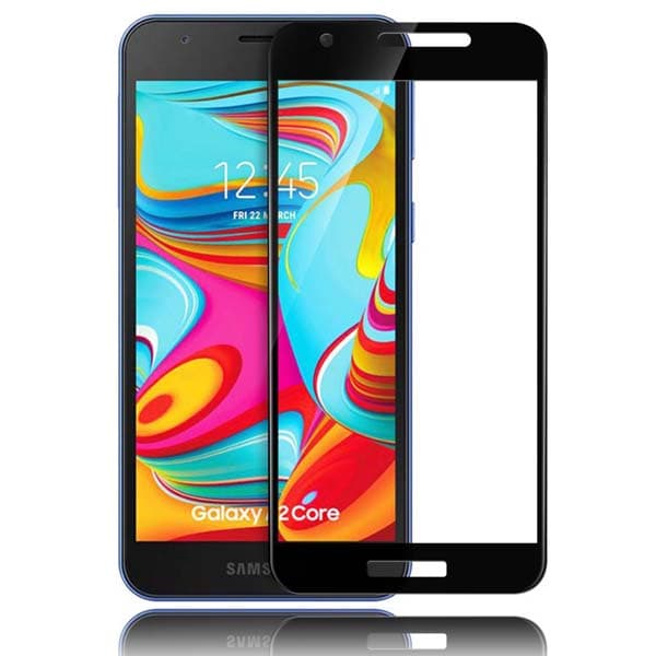 گلس A2 core محافظ صفحه نمایش A2 core گلس تمام چسب A2 کور مناسب گوشی سامسونگ گلکسی Glass Full Samsung Galaxy A2core / A2 core