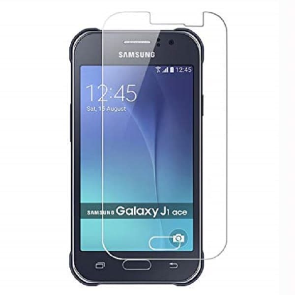 گلس جی 1 ایس بی رنگ و شفاف سامسونگ J1 ace یا جی وان ایس محافظ صفحه نمایش شیشه ای Glass Screen Protector samsung J1 ace