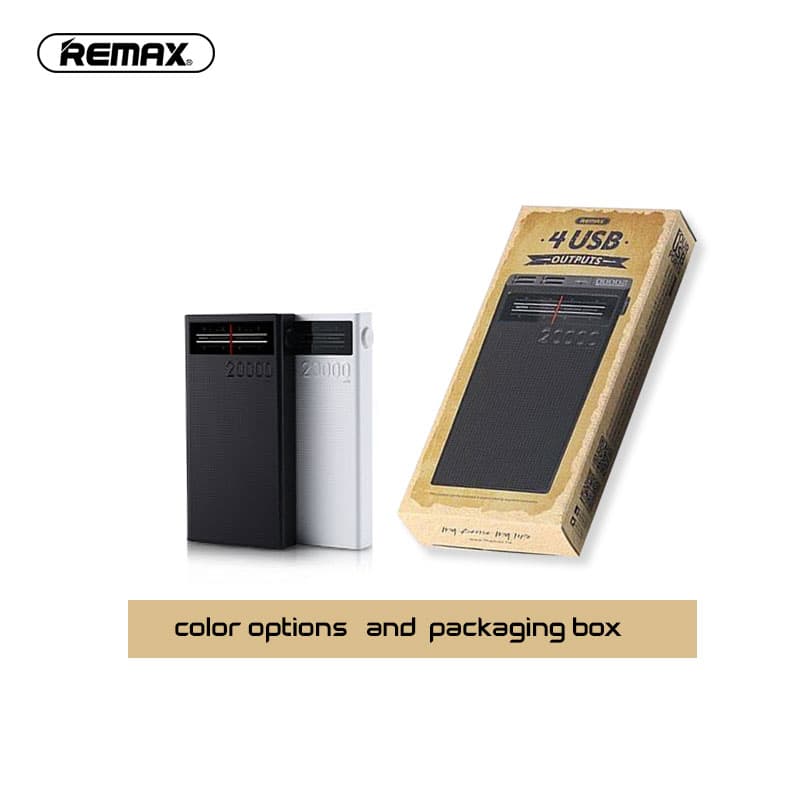 شارژر همراه ریمکس مدل RPP-102 ظرفیت 20000 میلی آمپر ساعت Remax Radio Rpp-102 20000mAh Power Bank — تصویر ۳