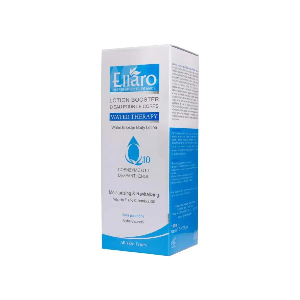 لوسیون بدن تقویت کننده آب درمانی حاوی کوآنزیم Q10 الارو 150 میلی لیتر | Ellaro Body Lotion with Coenzyme Q10