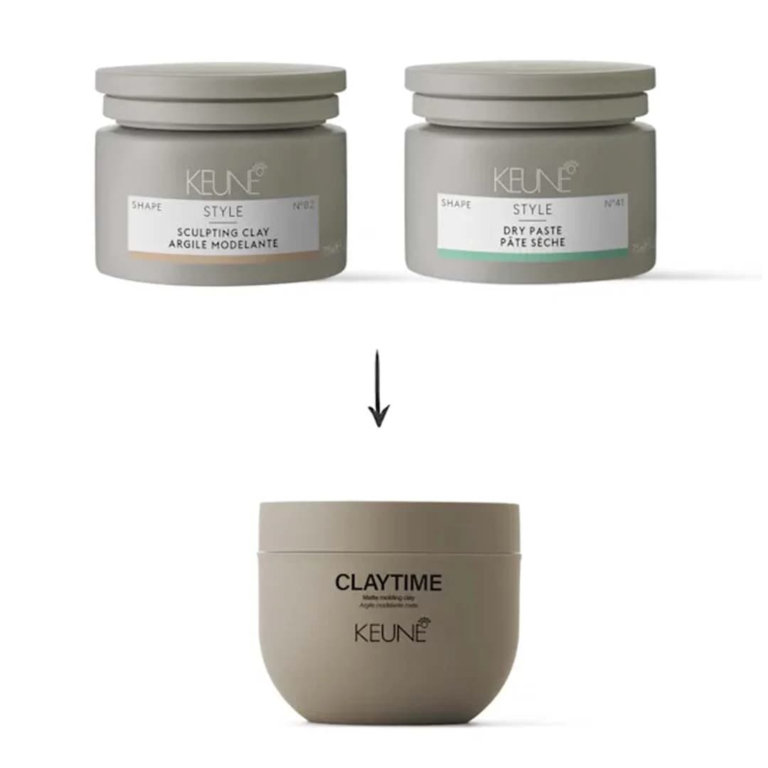 واکس مو کئون حالت دهنده مات خاک رس Keune Clay Time — تصویر ۲