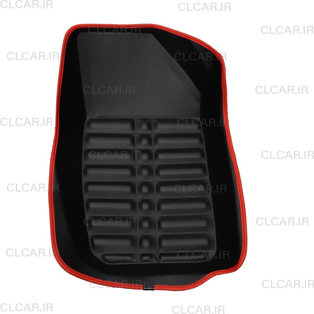 کفپوش پنج بعدی پژو 207 نوار قرمز کد (K5-P07-DR) — تصویر ۳