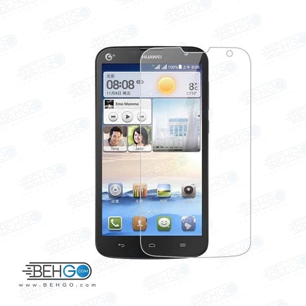 گلس G730 بی رنگ و شفاف هواوی جی 730 یا ,g730 محافظ صفحه نمایش شیشه ای Glass Screen Protector huawei G730