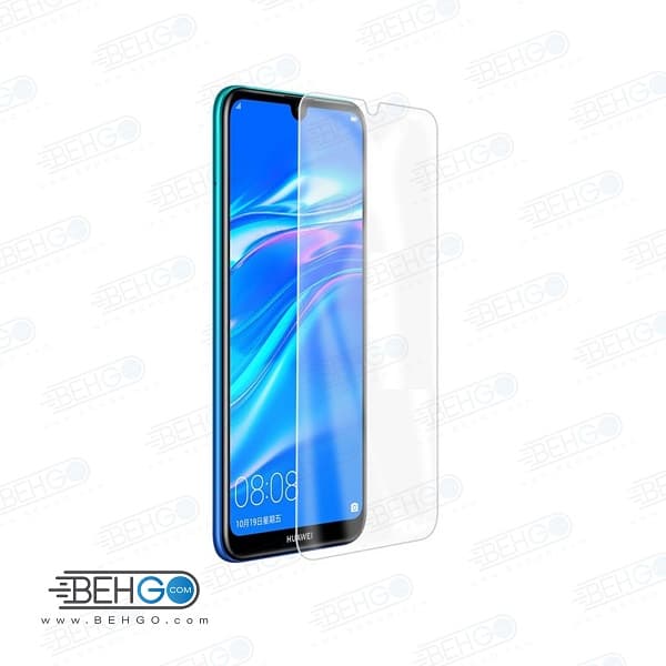 گلس y6 2019 بی رنگ و شفاف هواوی وای 6 2019 یا ,honor 8a آنر 8 آ محافظ صفحه نمایش شیشه ای Glass Screen Protector huawei y6 prime 2019/honor 8a
