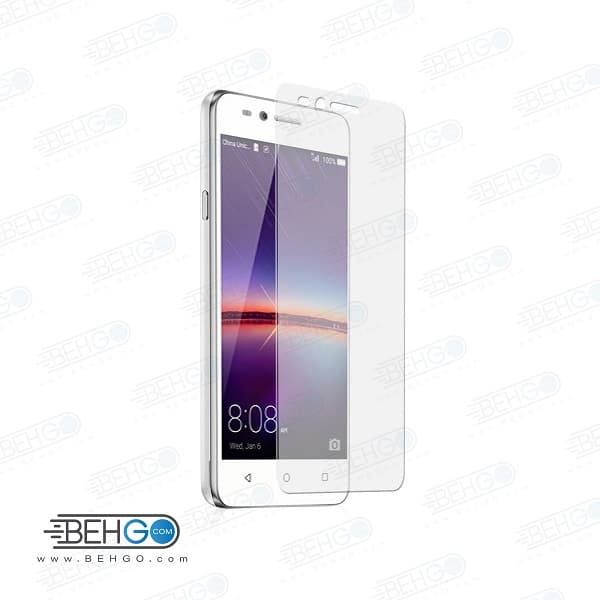 گلس y3 2016 بی رنگ و شفاف هواوی وای 3 دو یا ,y3 دو محافظ صفحه نمایش شیشه ای Glass Screen Protector huawei y3-2