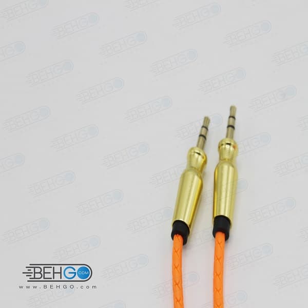 کابل AUX کابل انتقال صدا سر فلزی مناسب انتقال صدا از گوشی موبایل سامسونگ ،هواوی ،ایفون و سایر برندها به اسپیکر بلندگوکد AUX Cable for Beats Headphones, Samsung, iPhone, Huawei, Car Stereo code 2
