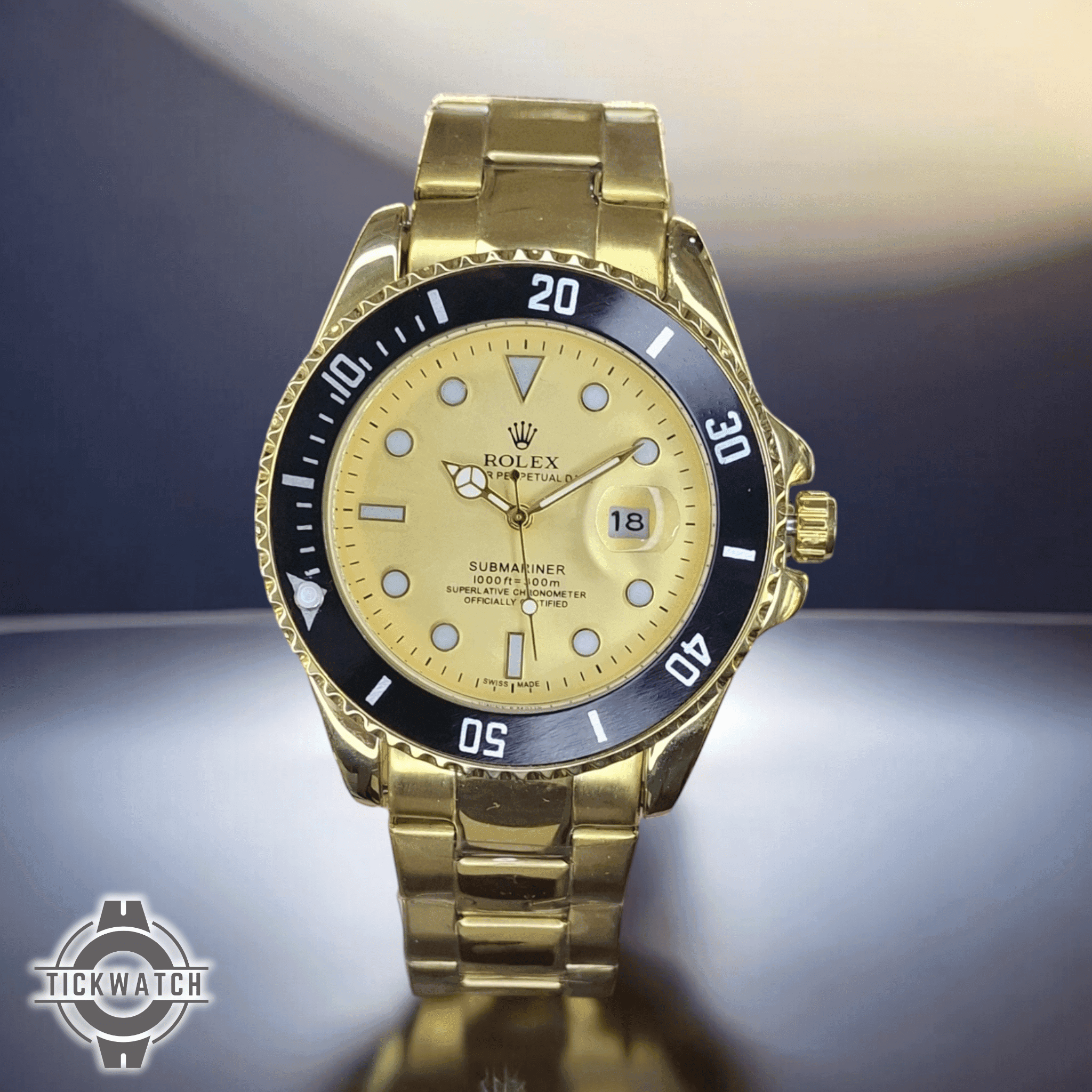 ساعت مچی مردانه رولکس سابمارینر طرح اتومات تمام استیل Rolex Submariner