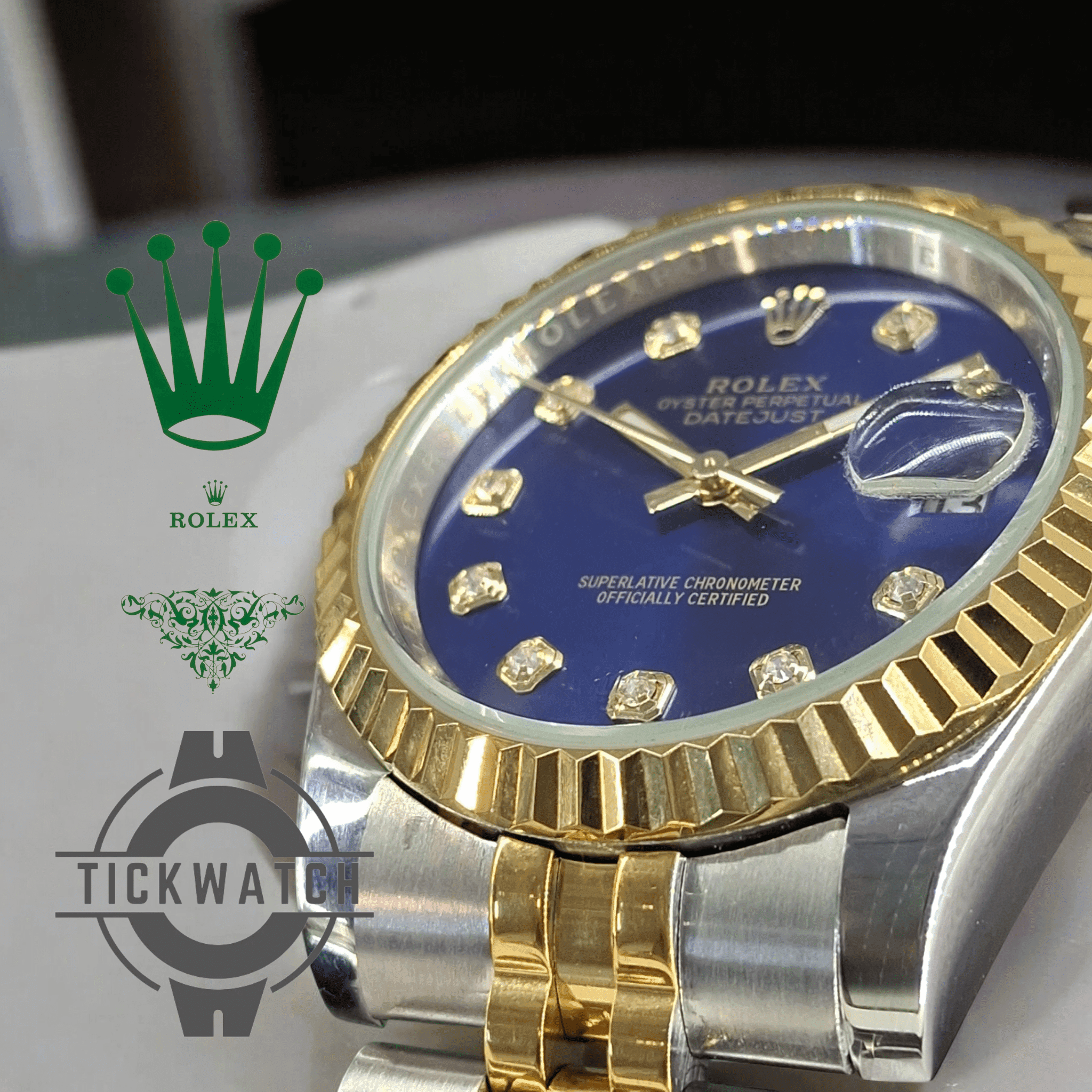 ساعت مچی زنانه رولکس دیت جاست کوارتز 01506 ROLEX DATEJUST — تصویر ۴