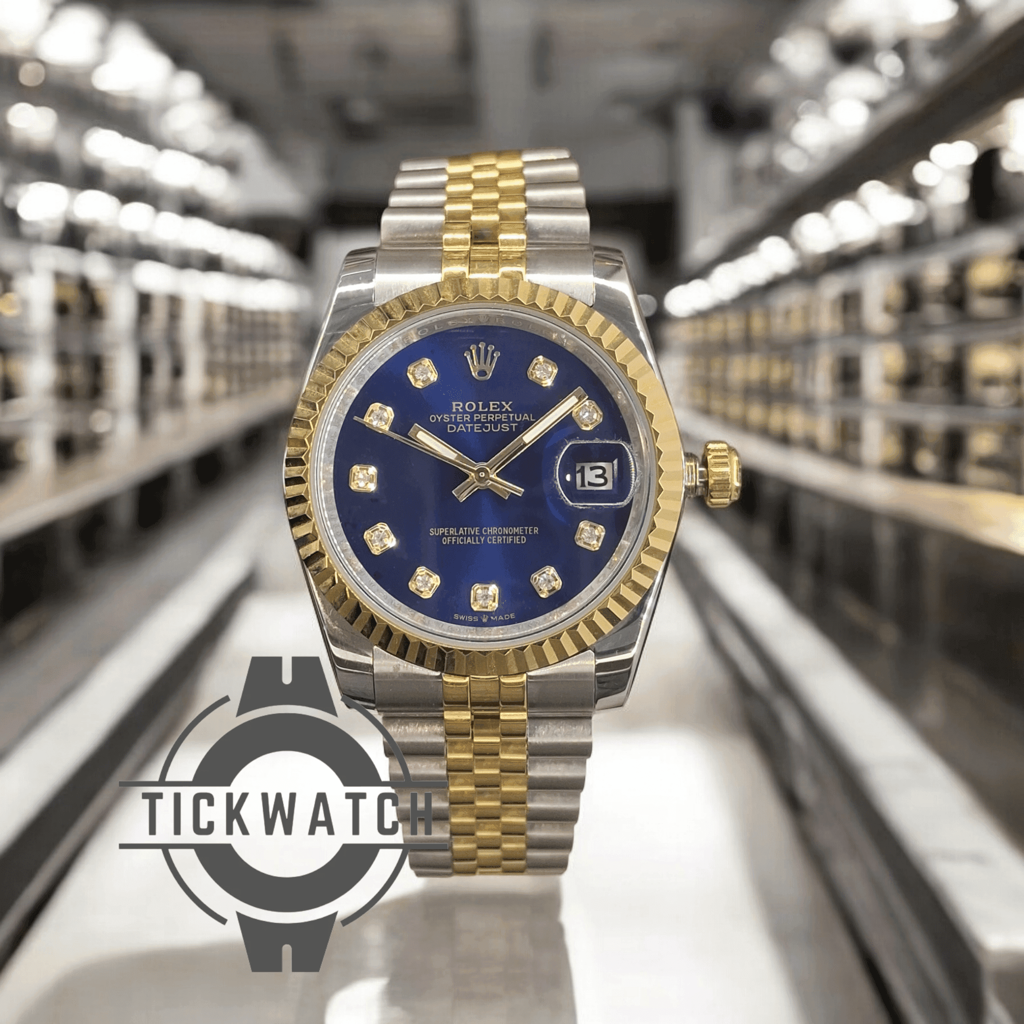 ساعت مچی زنانه رولکس دیت جاست کوارتز 01506 ROLEX DATEJUST