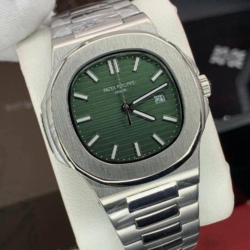 ساعت مچی پتک فیلیپ ناتیلوس مردانه صفحه سبز Patek Philippe — تصویر ۲