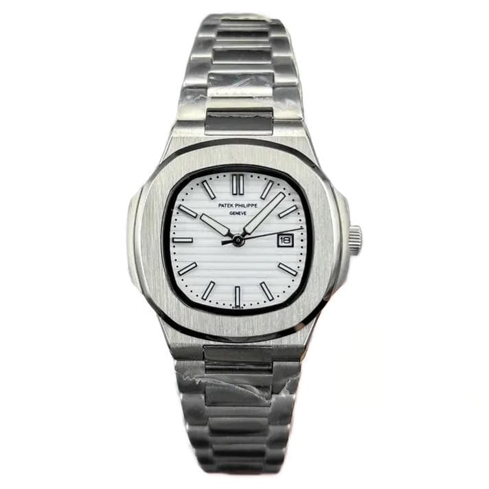 ساعت مچی پتک فیلیپ ناتیلوس زنانه صفحه سفید مدل Patek Philippe