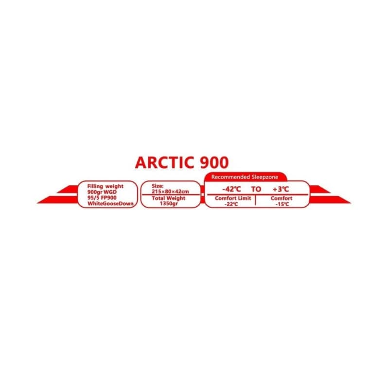 کیسه خواب کله گاوی مدل ARCTIC 900 — تصویر ۲