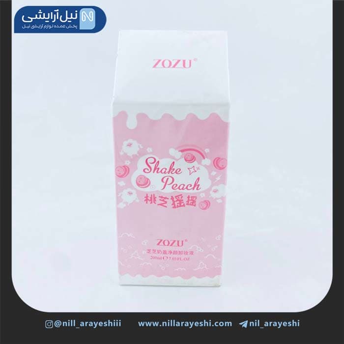 آرایش پاککن صورت شیر و هلو زوزو 200 میل کد zozu731 62 — تصویر ۲
