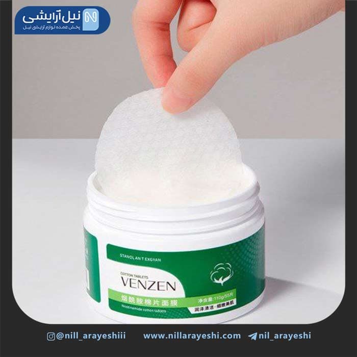 ماسک صورت کاسه ای پد دار نیکوتینامید ونزن کد FZ660 03 — تصویر ۲