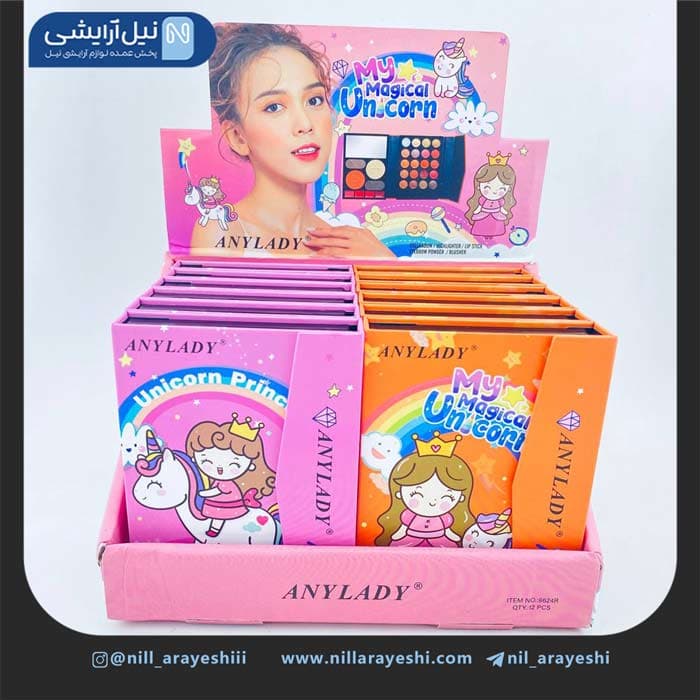 سایه کیفی آنی لیدی طرح یونیکورن و پرنسس کد 8624R