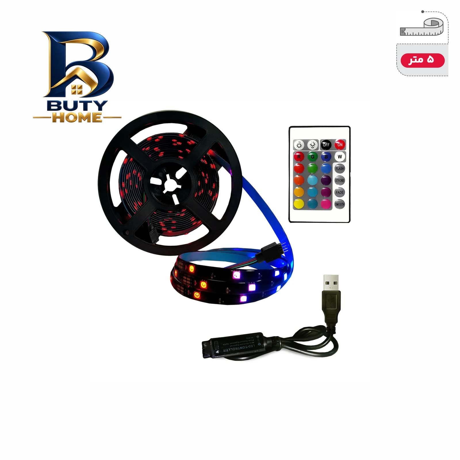 ریسه ال ای دی مفتولی کد 100LED به طول 10 متر — تصویر ۹