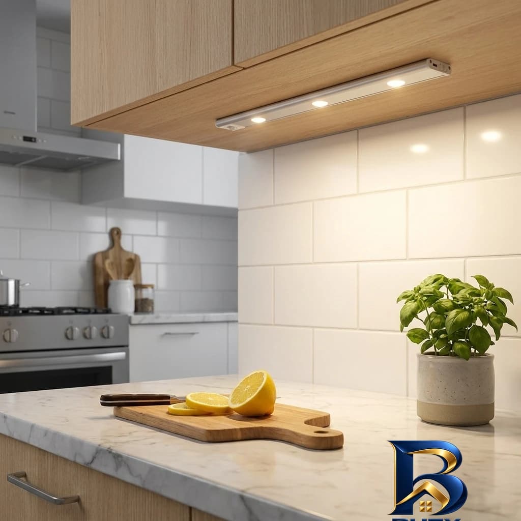 چراغ ال ای دی مدل زیر کابینتی ۴۰۰mm کد L۱۶۰۲ اصل — تصویر ۴