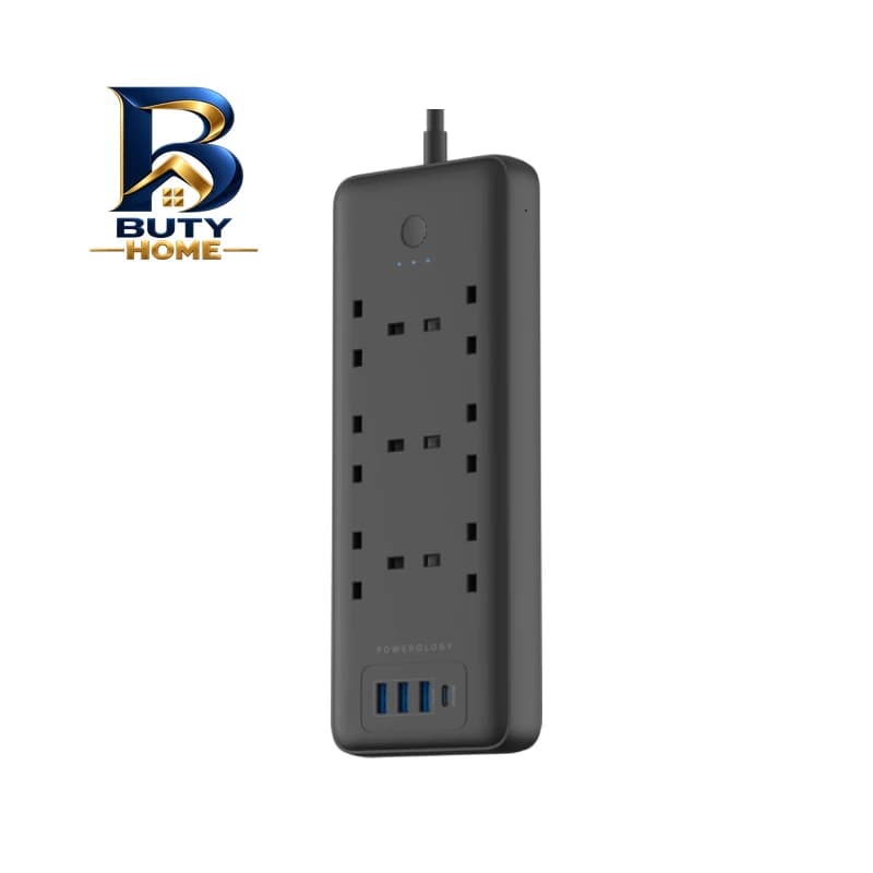چندراهی برق هوشمند پاورولوجی مدل Multi-Port Smart Power Strip PD 30W — تصویر ۶
