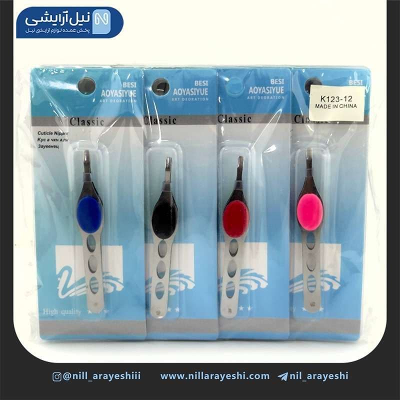 موچین انبری دکمه دار سه سوراخه کلاسیک کد K123 – 12