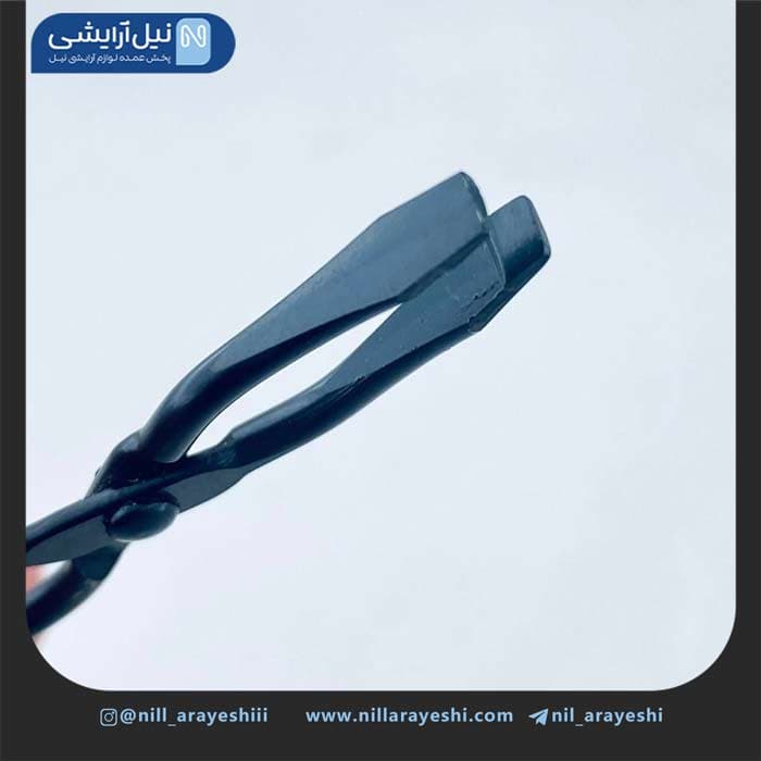 موچین مارک دار مدل قیچی ( مشکی ) — تصویر ۴