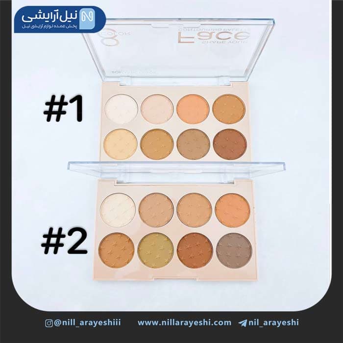 پالت هشت رنگ چند کاره رومانتیک کالر کد RC6739B — تصویر ۲