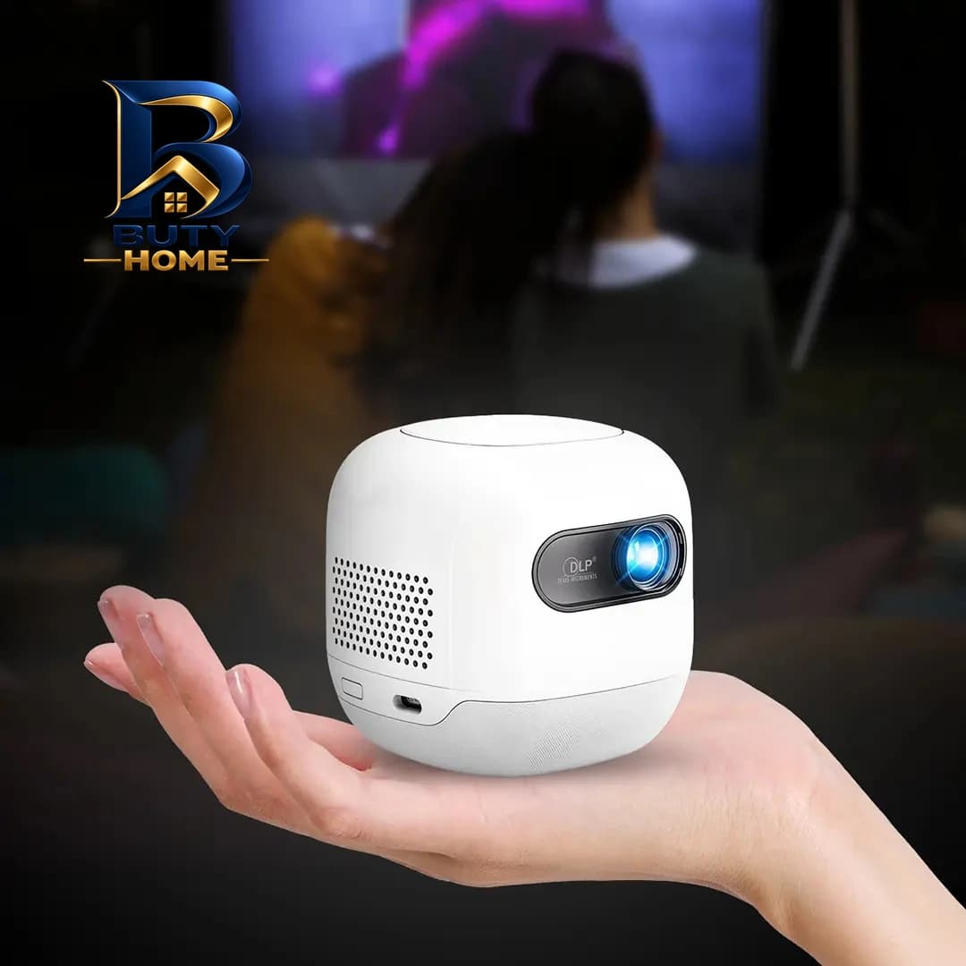 مینی ویدئو پروژکتور ۴k پاورولوجی مدل MINI BEAM PWMPM۲WH اصل — تصویر ۴