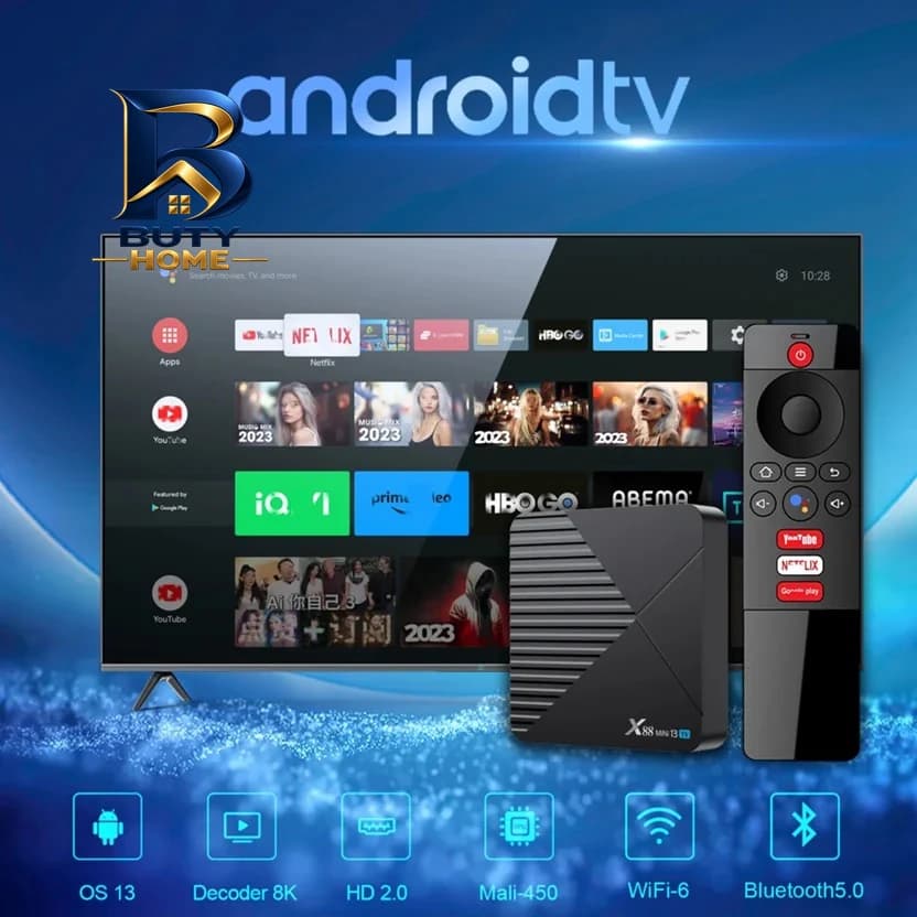 اندروید باکس مدل X۸۸mini۱۳ ۳۲/۴GB اصل — تصویر ۴